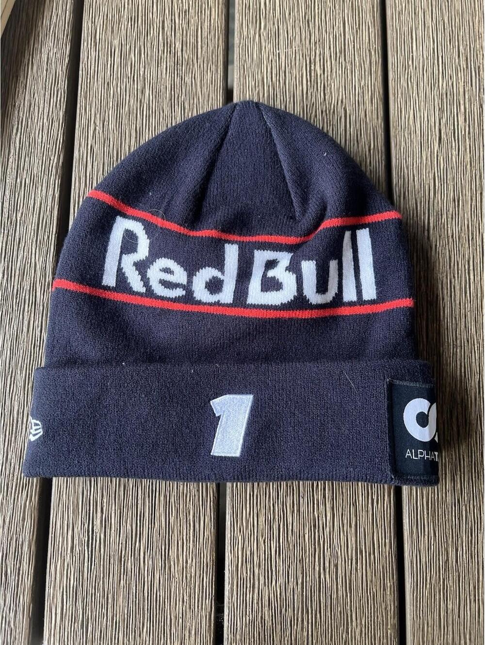 2025 Red Bull Racing F1 Verstappen Team Winter Hat One size Alphatauri Max Blue